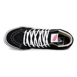 Vans Bayan Spor Ayakkabı Sk8-Hi Slim Siyah/Beyaz | 51206-606